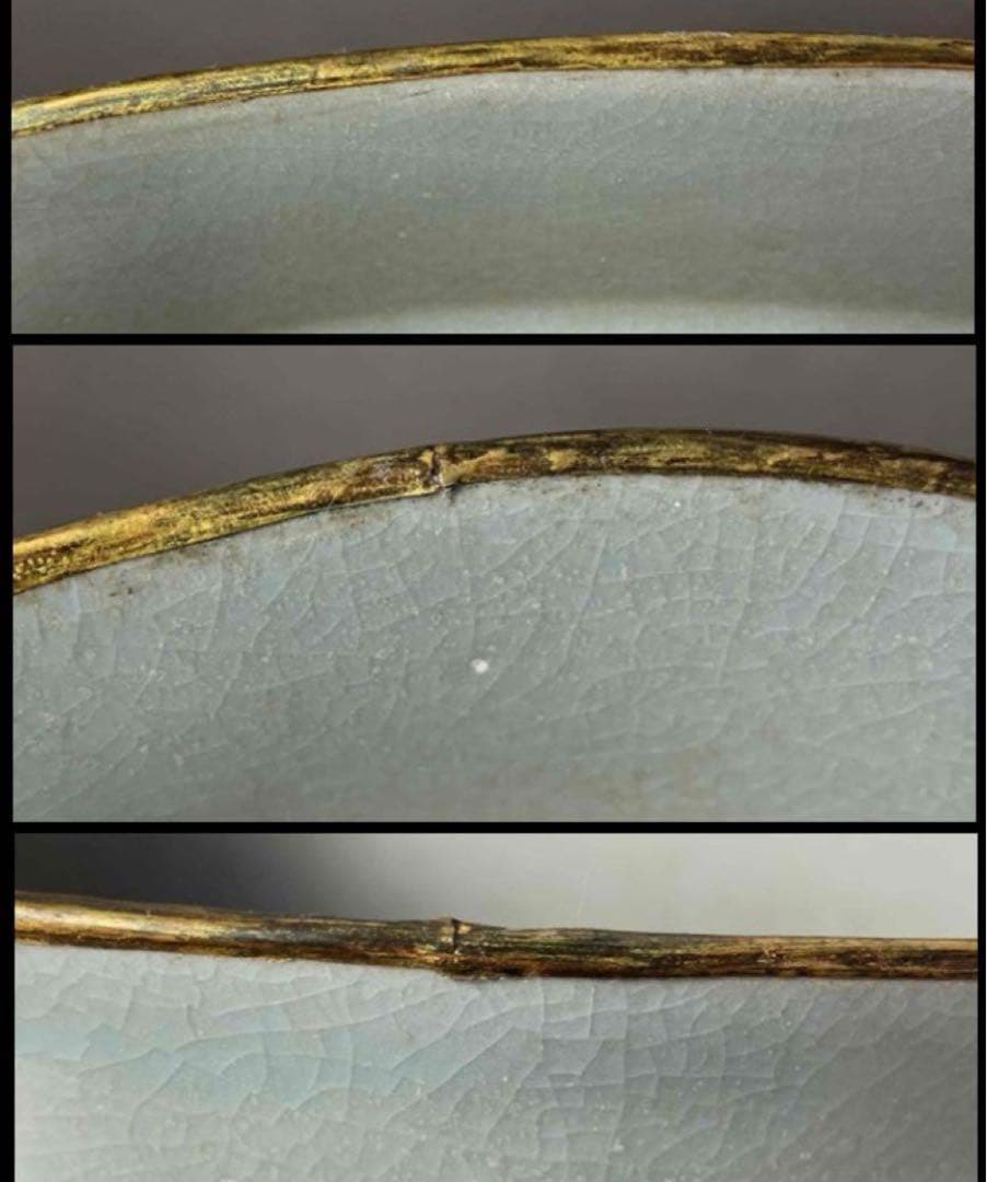 中国 足付器（水仙盆）