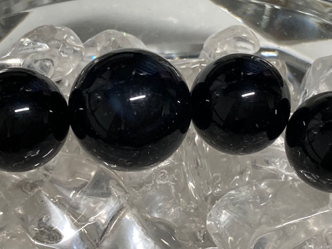 天然石　天珠　九眼天珠　オニキス　天眼石　ブレスレット