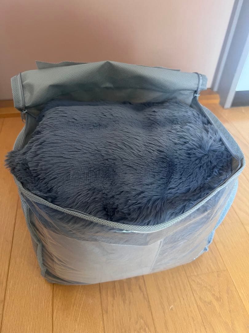 大人気　シシベラ　新品　吸湿・発熱生地蓄熱中綿　毛布　スレートグレー　シングル