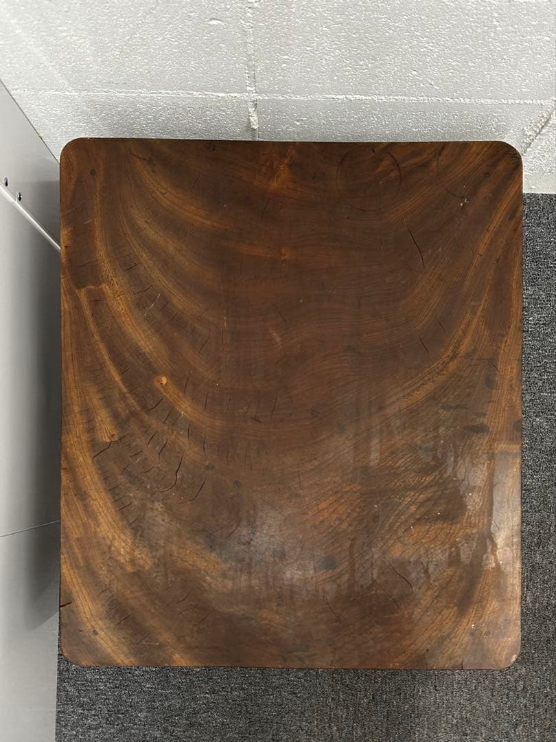 アンティーク　総欅　テーブル　座卓　ちゃぶ台