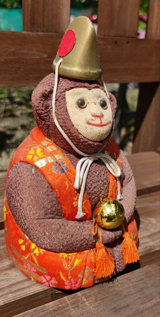 アンティーク マシラ樣 お猿さん　お出迎え人形　骨董　日本製