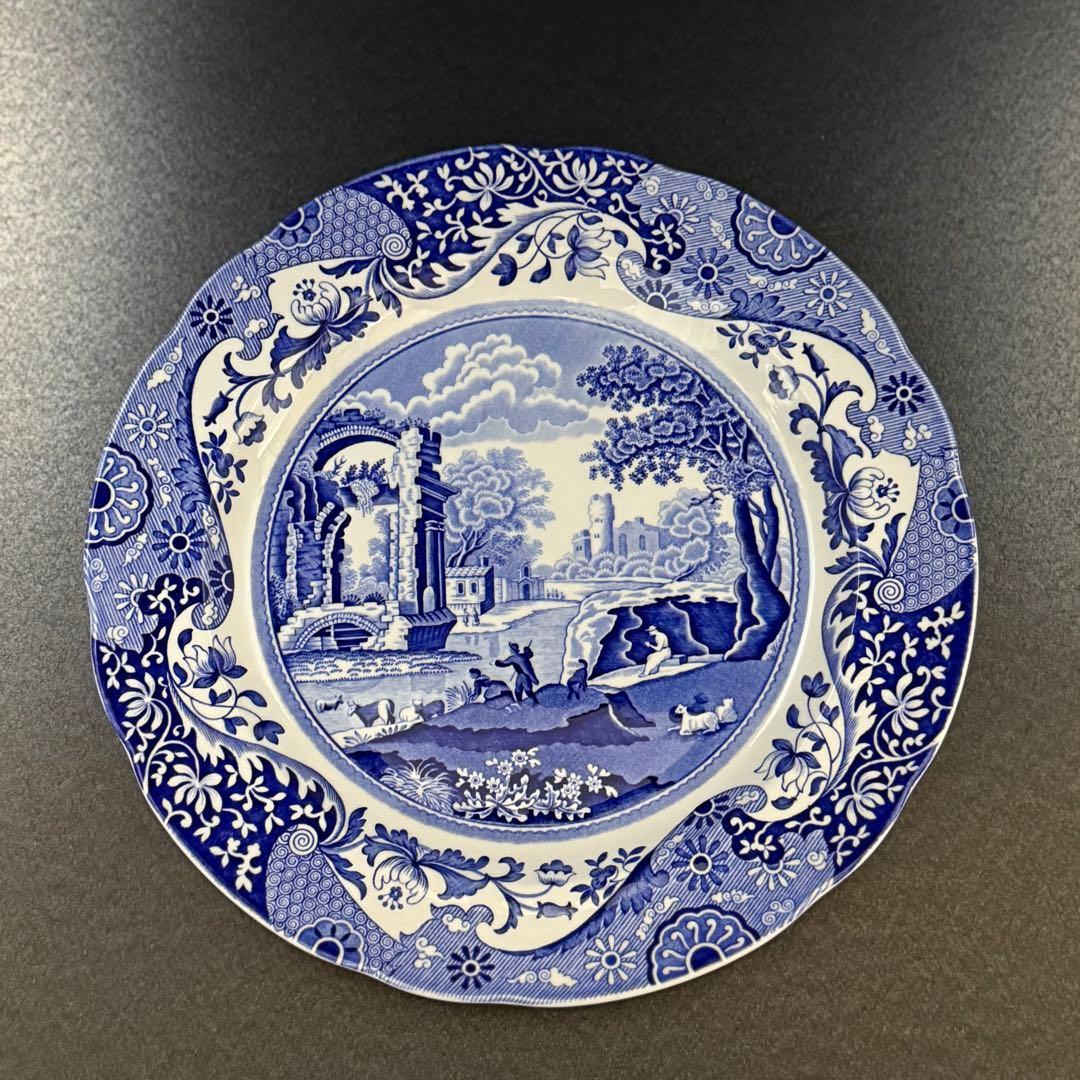 新品　Spode　スポード　ブルーイタリアン　皿　27cm　３枚　ビンテージ品