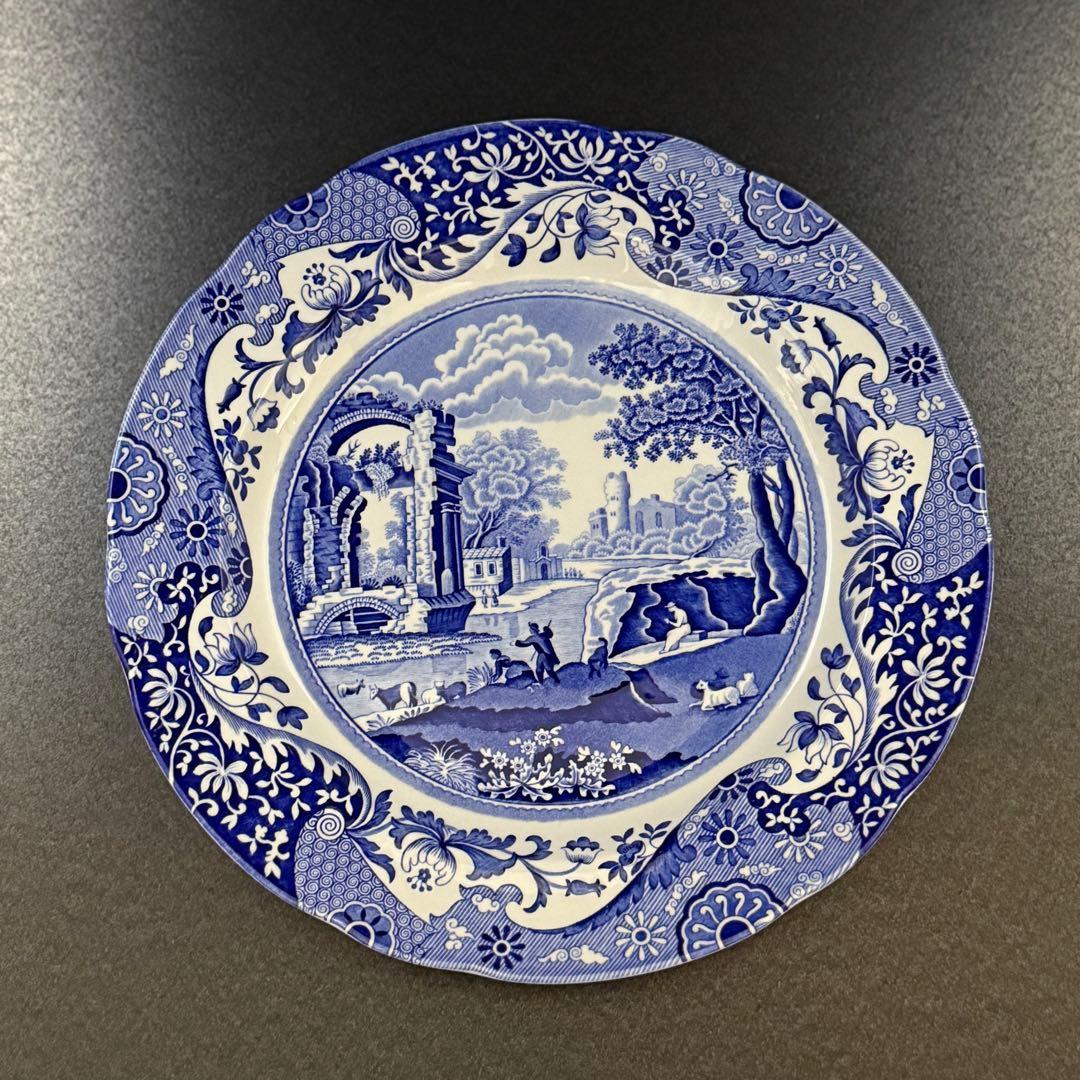 新品　Spode　スポード　ブルーイタリアン　皿　27cm　３枚　ビンテージ品