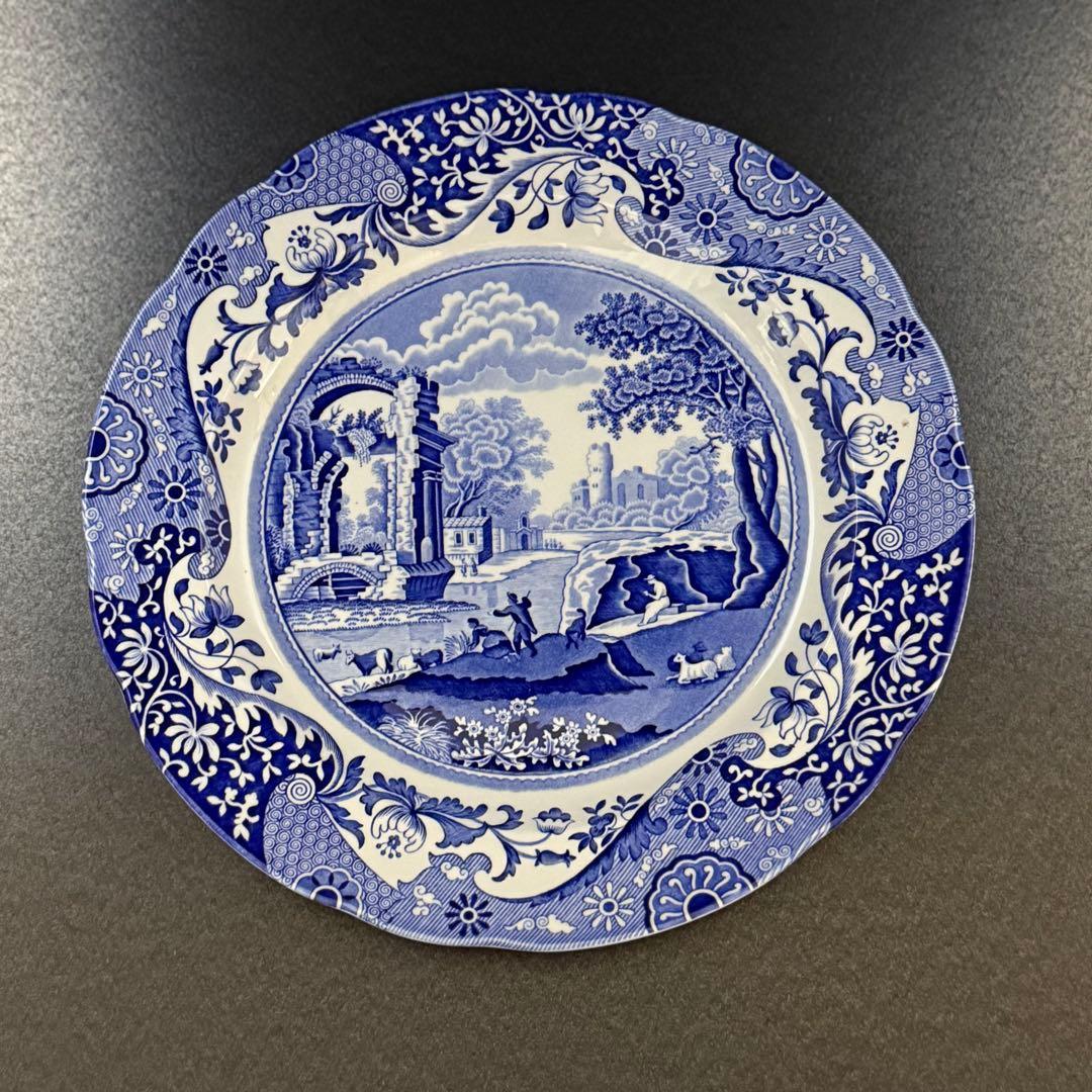 新品　Spode　スポード　ブルーイタリアン　皿　27cm　３枚　ビンテージ品