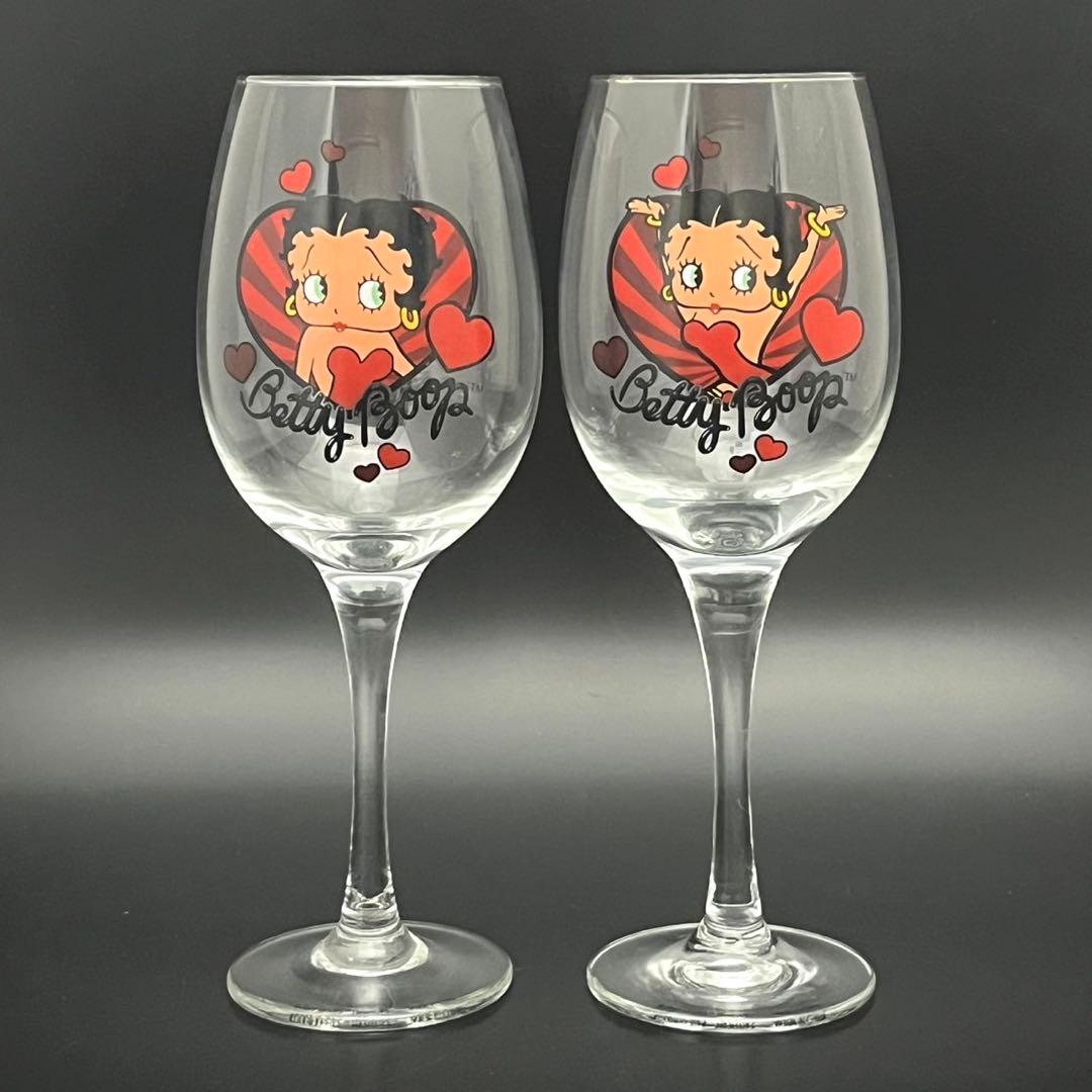 Betty Boop ワイングラス　ペア　 ベティ・ブープ　ベティちゃん
