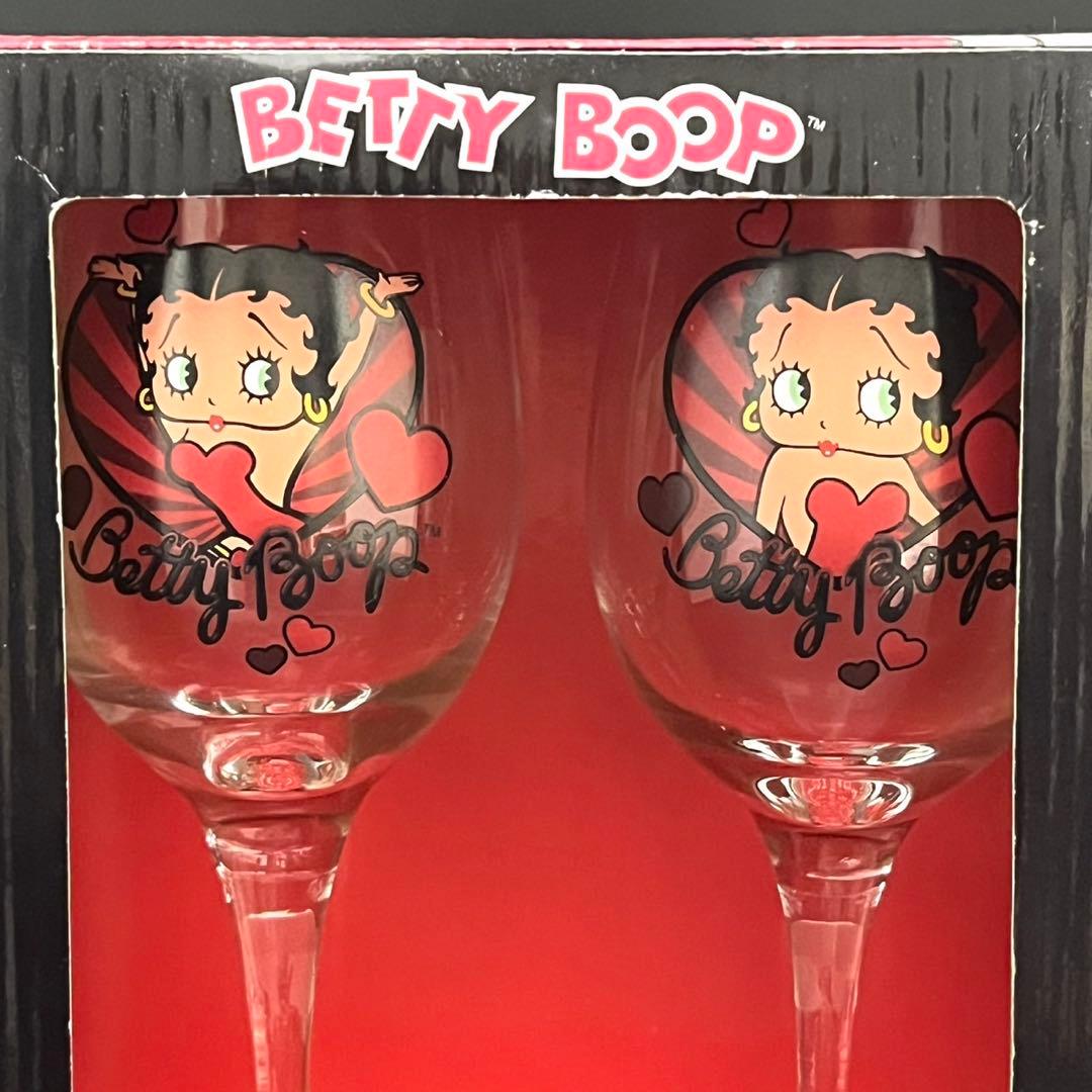 Betty Boop ワイングラス　ペア　 ベティ・ブープ　ベティちゃん