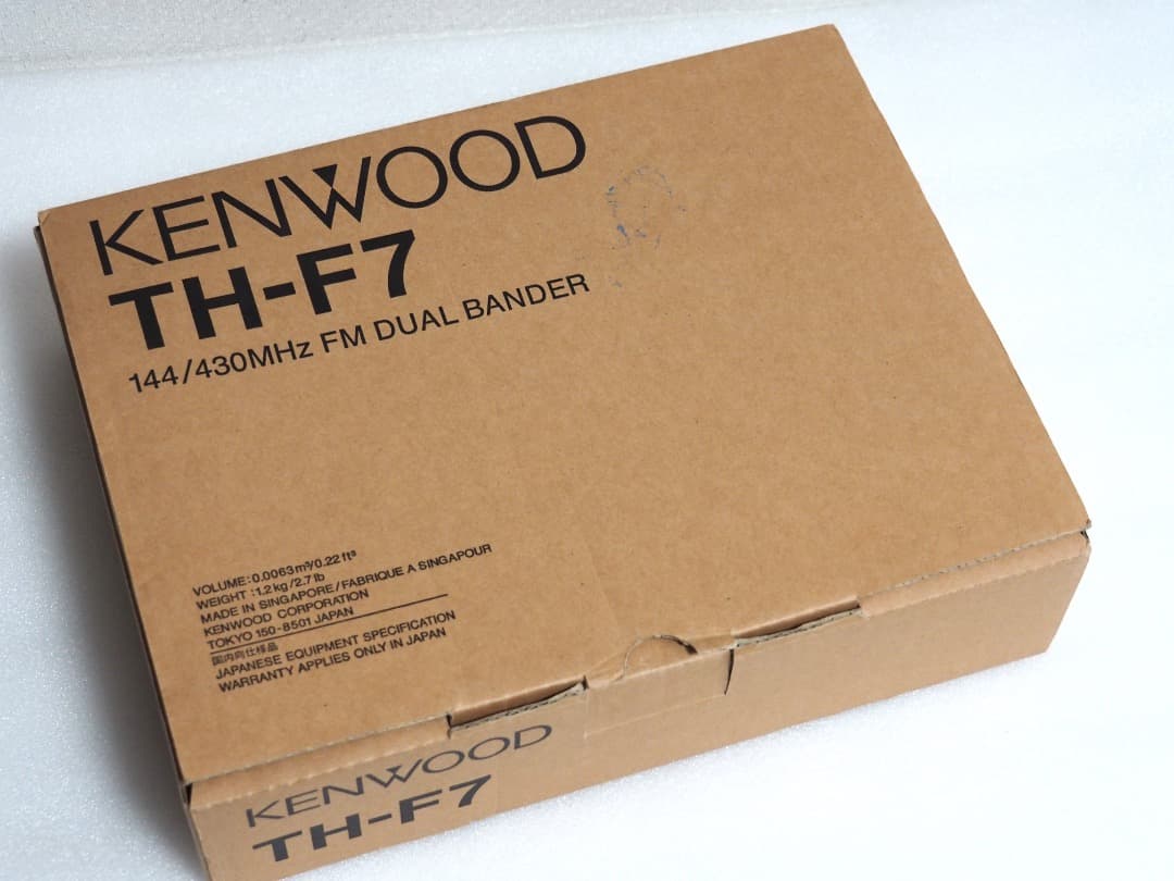 KENWOOD TH-F7 FMハンディ 144/430MHz/ワイドバンド受信
