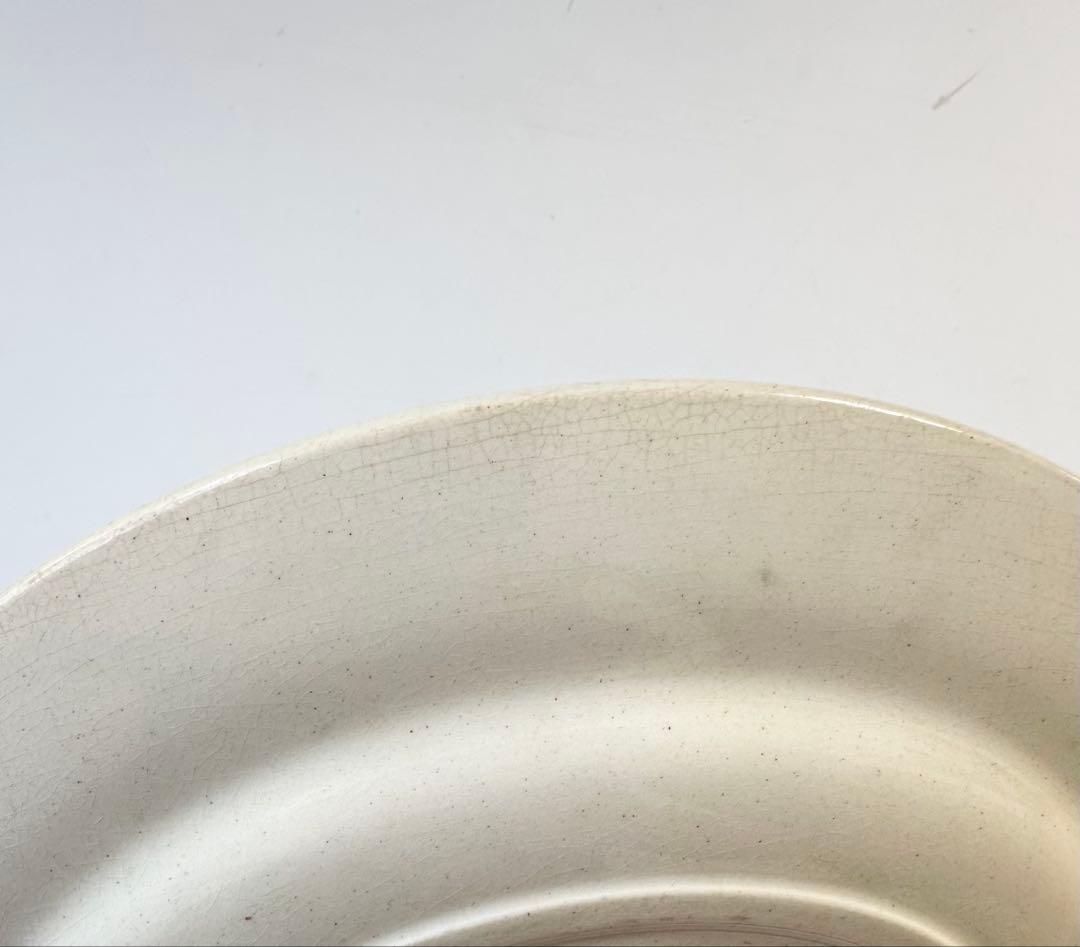 ボルドー窯　金蓮花　フランス　アンティークプレート　皿　平皿　ヴィンテージ