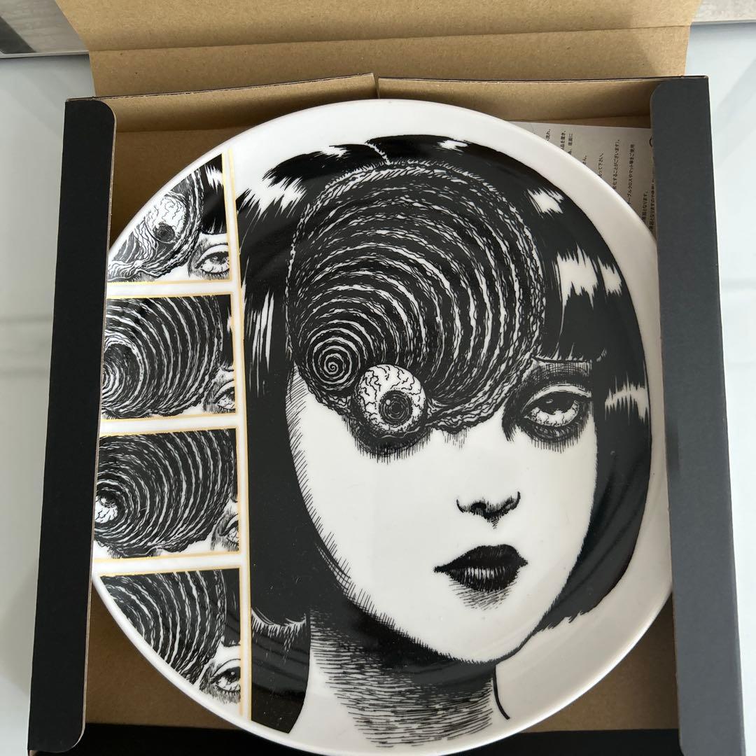 伊藤潤二展 うずまき アートプレート