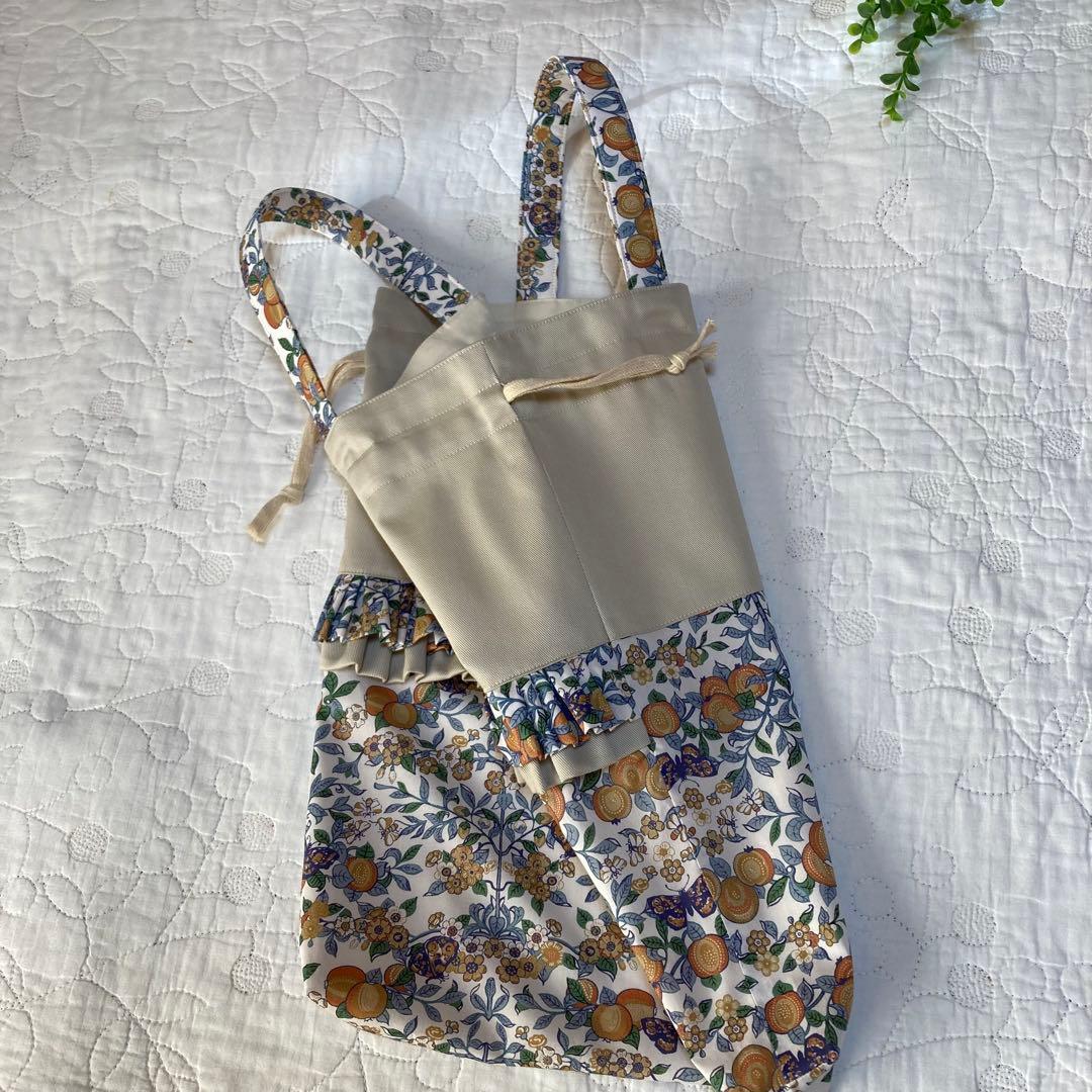 レッスンバッグ　着替え袋　くつ袋　3点　ハンドメイド　リバティ　オーチャード