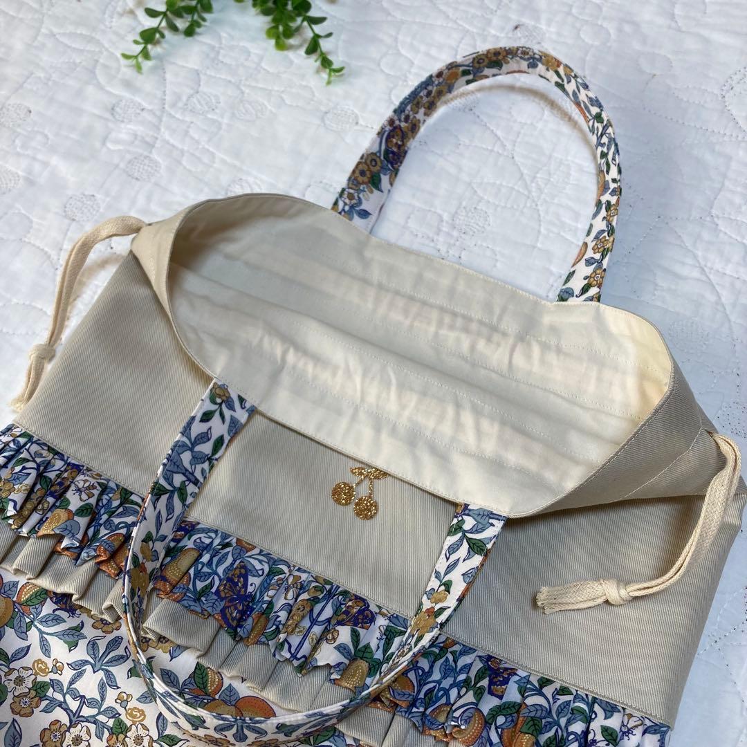 レッスンバッグ　着替え袋　くつ袋　3点　ハンドメイド　リバティ　オーチャード