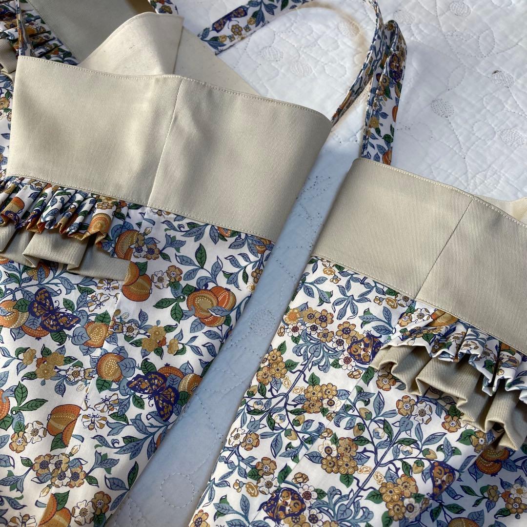 レッスンバッグ　着替え袋　くつ袋　3点　ハンドメイド　リバティ　オーチャード