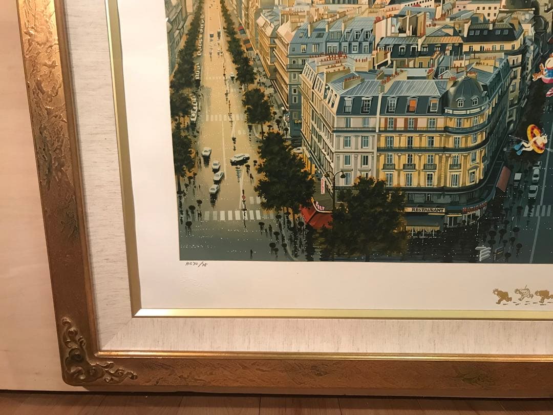 ヤマガタ　「ペリエⅡ」　シルクスクリーン　直筆サイン・エンボス印・エディション有