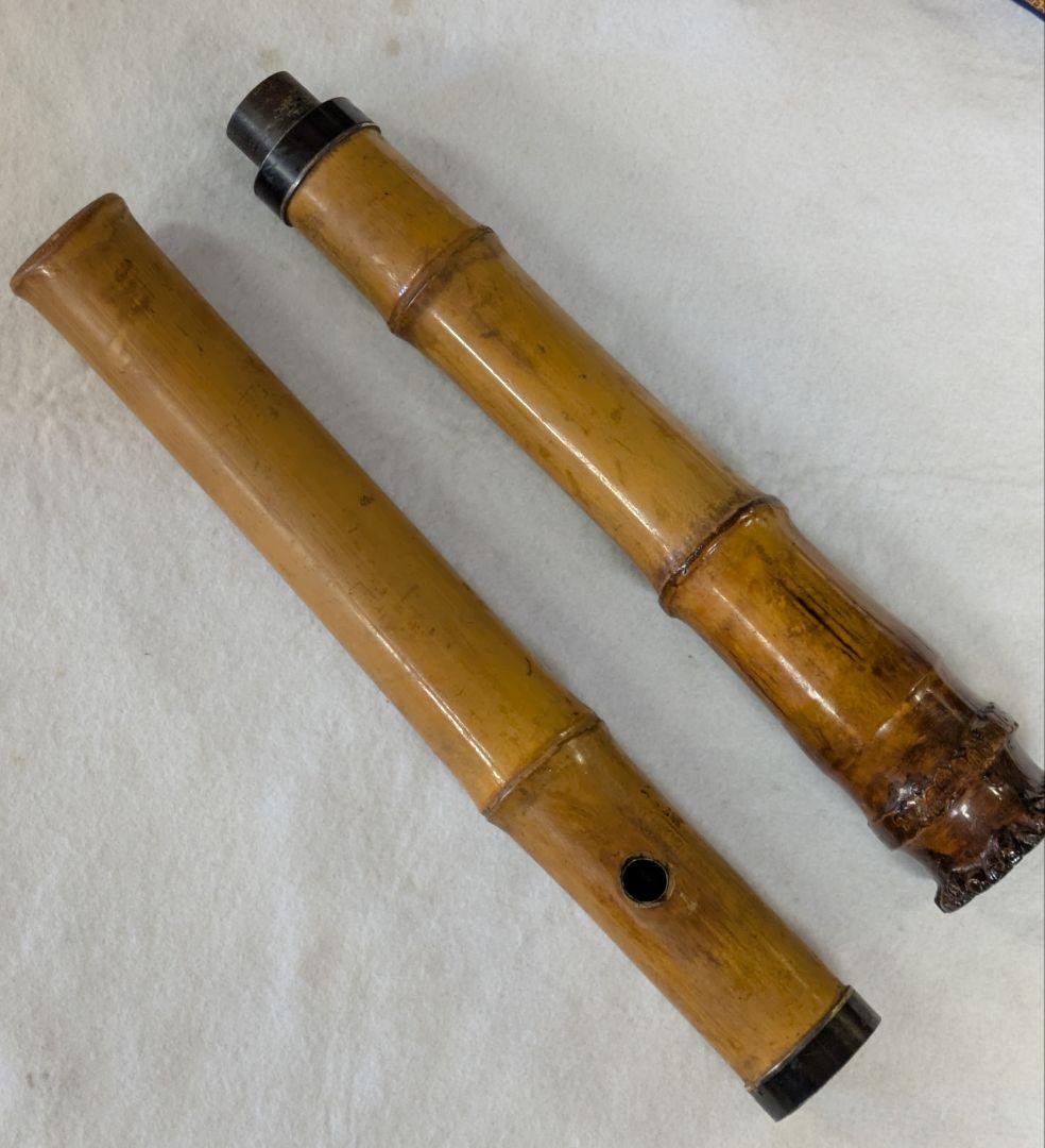尺八-和楽器/和楽器 精華銘 2本継尺八/竹製 54.5センチ 尺八