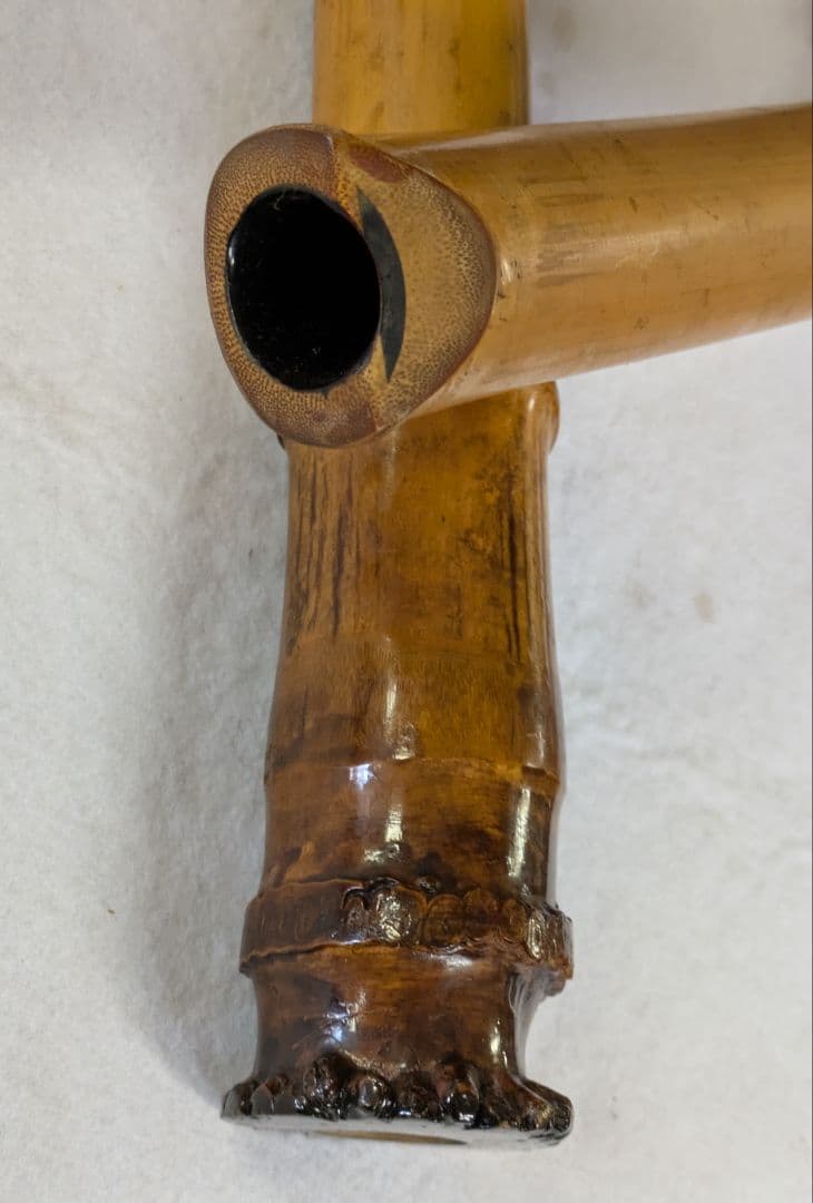 尺八-和楽器/和楽器 精華銘 2本継尺八/竹製 54.5センチ 尺八