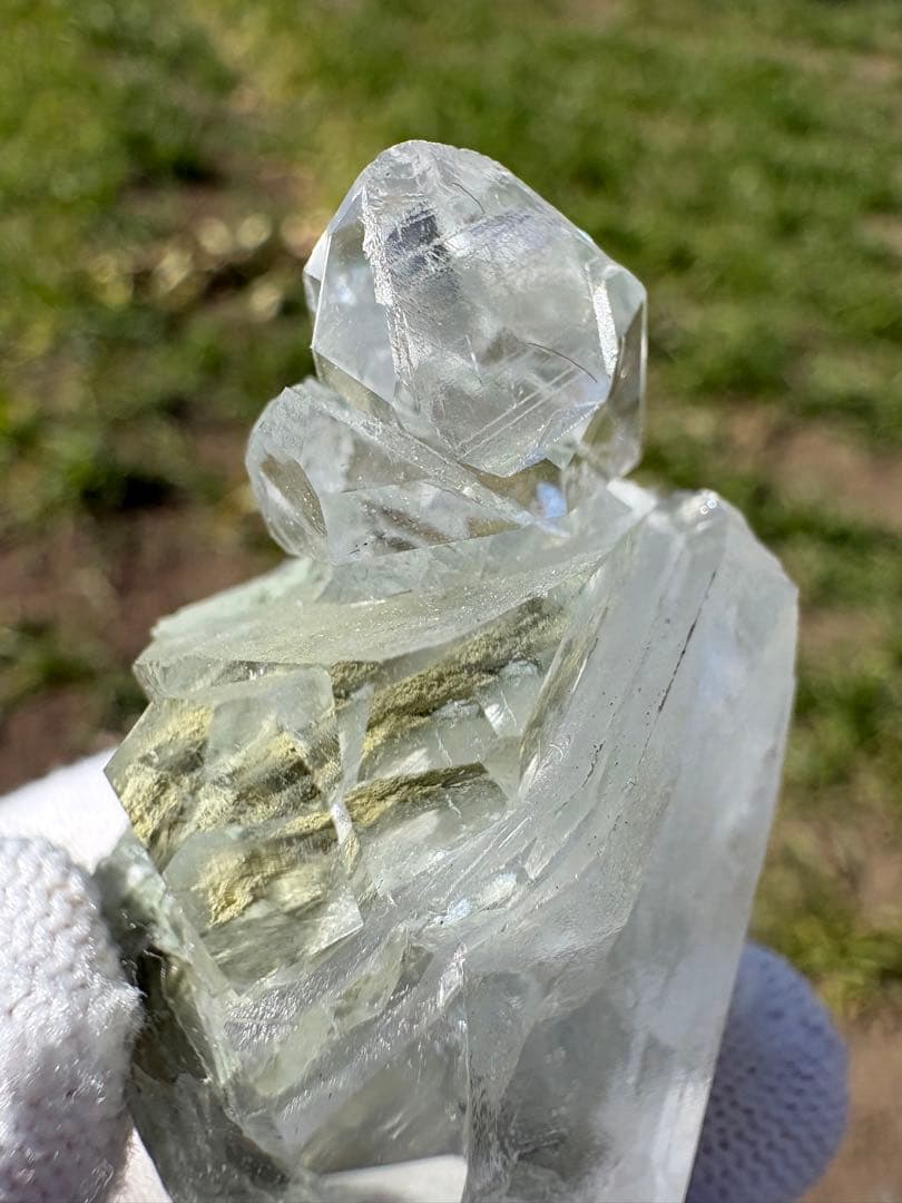 【匿名発送】スカルドゥ産 成長干渉水晶