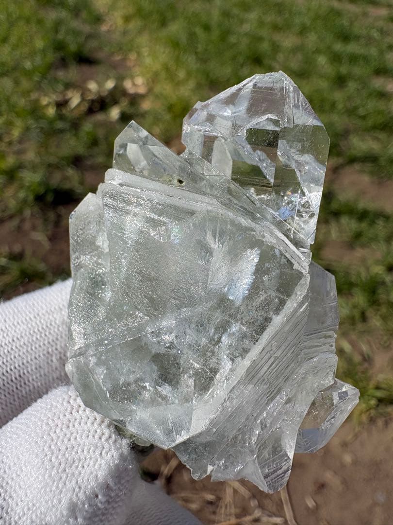 【匿名発送】スカルドゥ産 成長干渉水晶