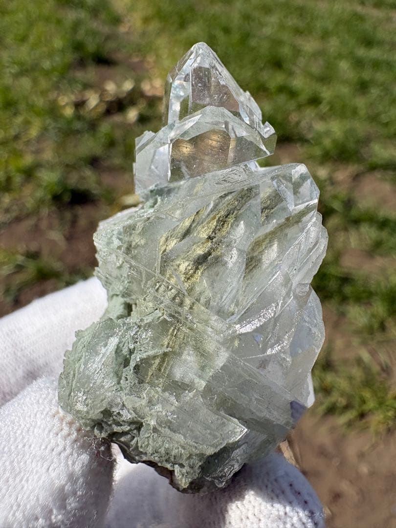 【匿名発送】スカルドゥ産 成長干渉水晶