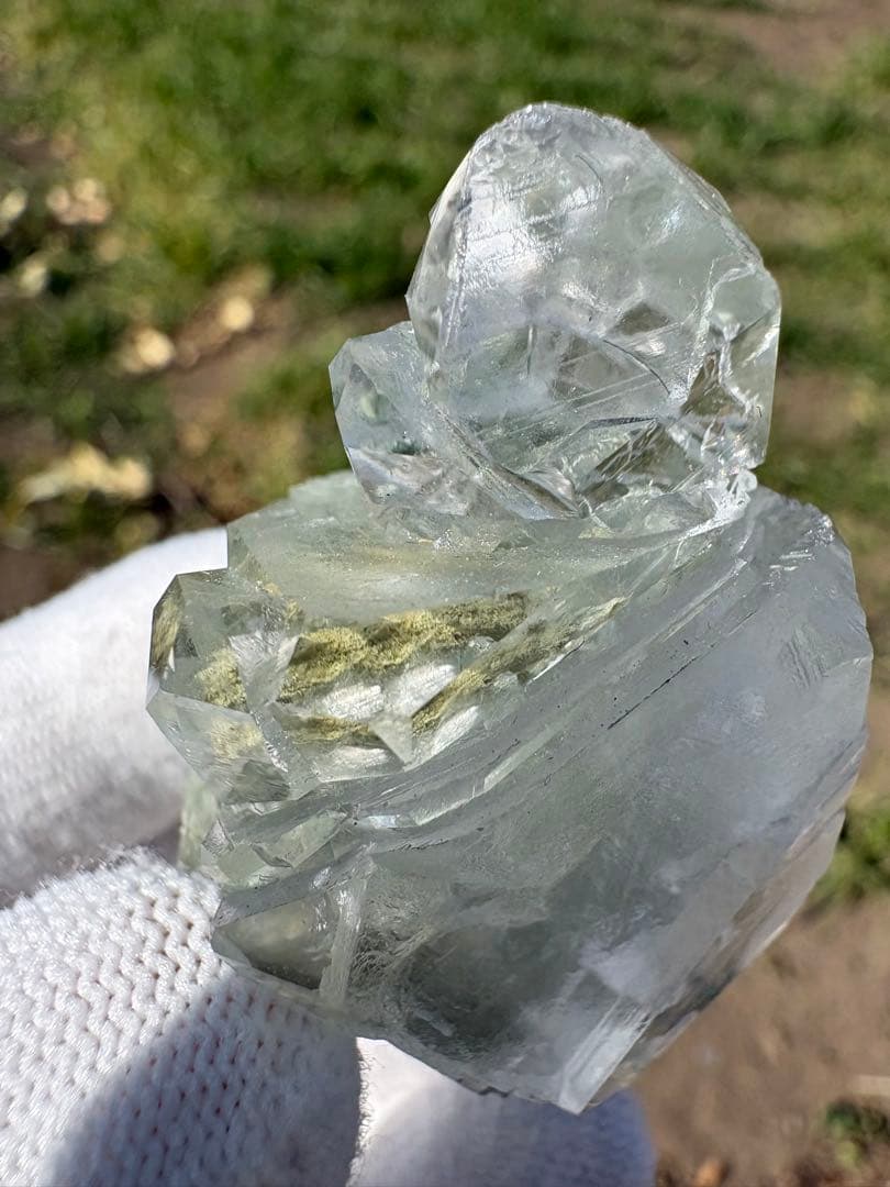 【匿名発送】スカルドゥ産 成長干渉水晶