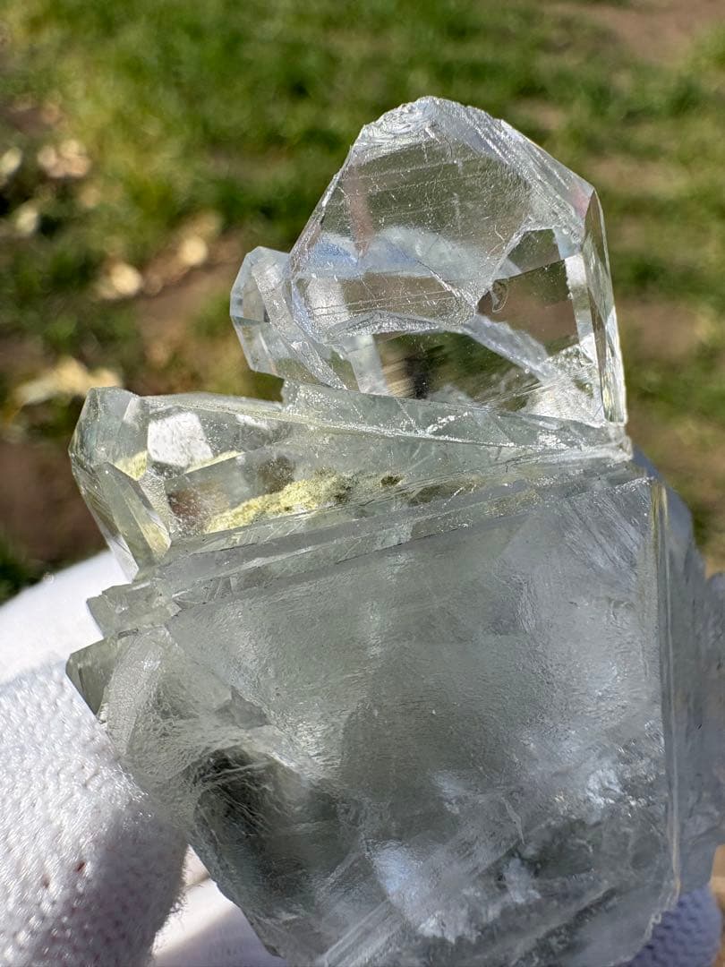 【匿名発送】スカルドゥ産 成長干渉水晶