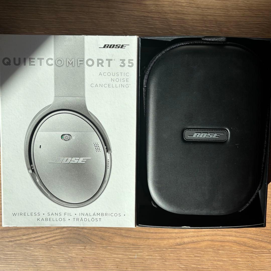 ほぼ未使用美品Bose QuietComfort 35 ワイヤレスヘッドホン