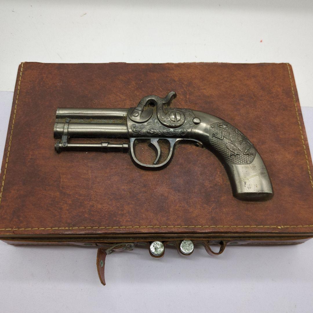 二連式ピストル ボックス アンティーク ヴィンテージ 箱 BOX