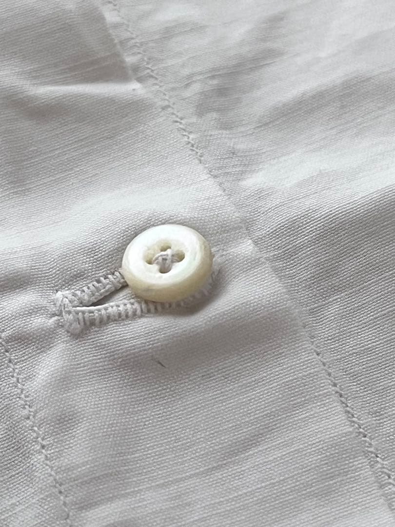 【美品】フランスアンティーク 手刺繍 麦文字CLモノグラム ピローカバー3554