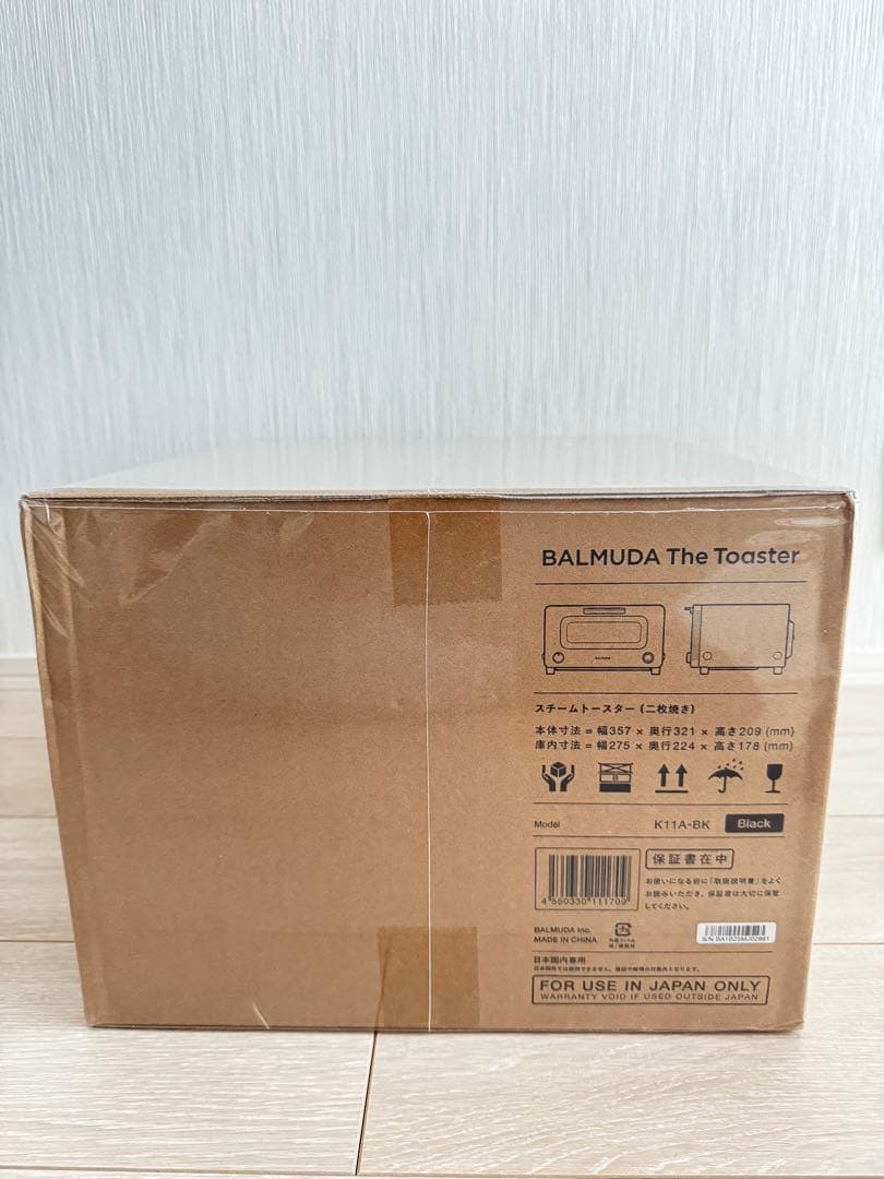 【新品未開封】BALMUDA The Toaster K11A-BK ブラック