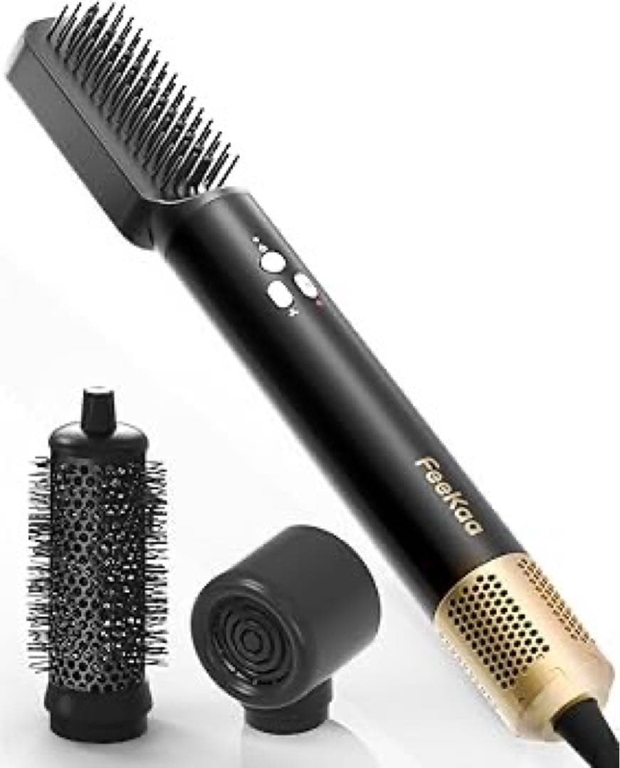 Feekaa ドライヤー 大風量 速乾 くるくるドライヤー 3 IN 1