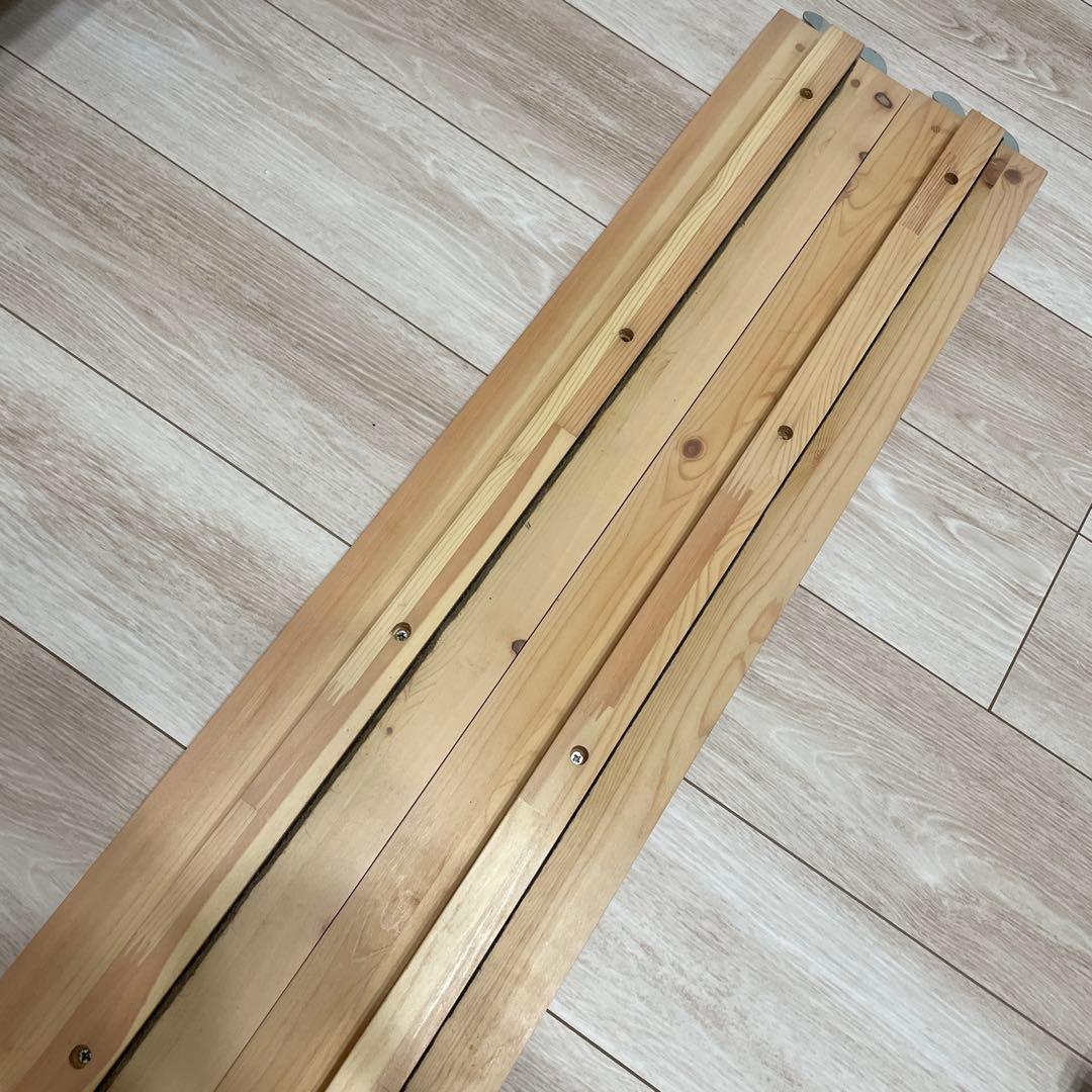 無印良品　ナチュラルウッド シングルベッドフレーム　簡単組み立て式