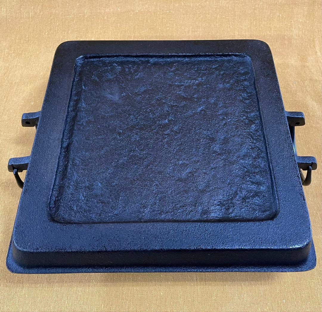 この冬 本物の 南部鉄器 で肉を焼こう‼️グリルパン④ 重量級 焼肉 鉄鍋 鉄分