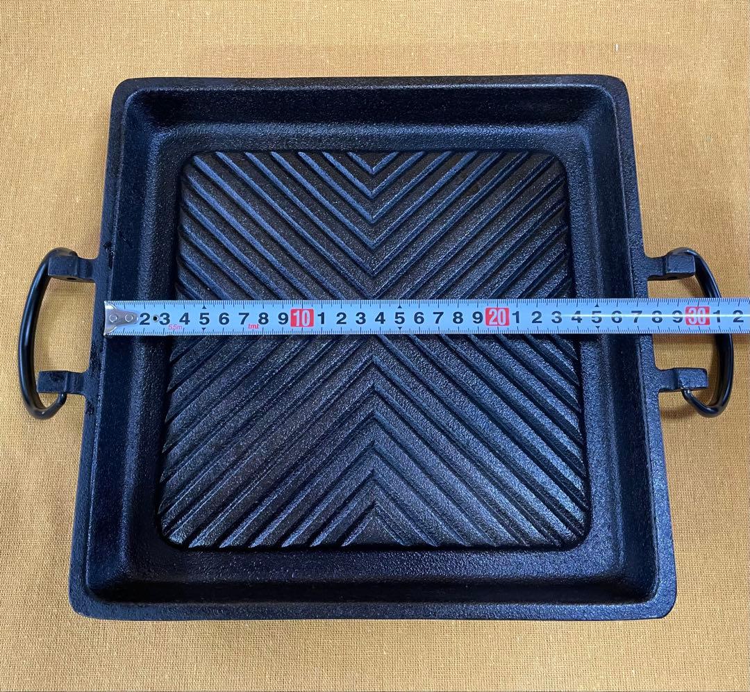 この冬 本物の 南部鉄器 で肉を焼こう‼️グリルパン④ 重量級 焼肉 鉄鍋 鉄分