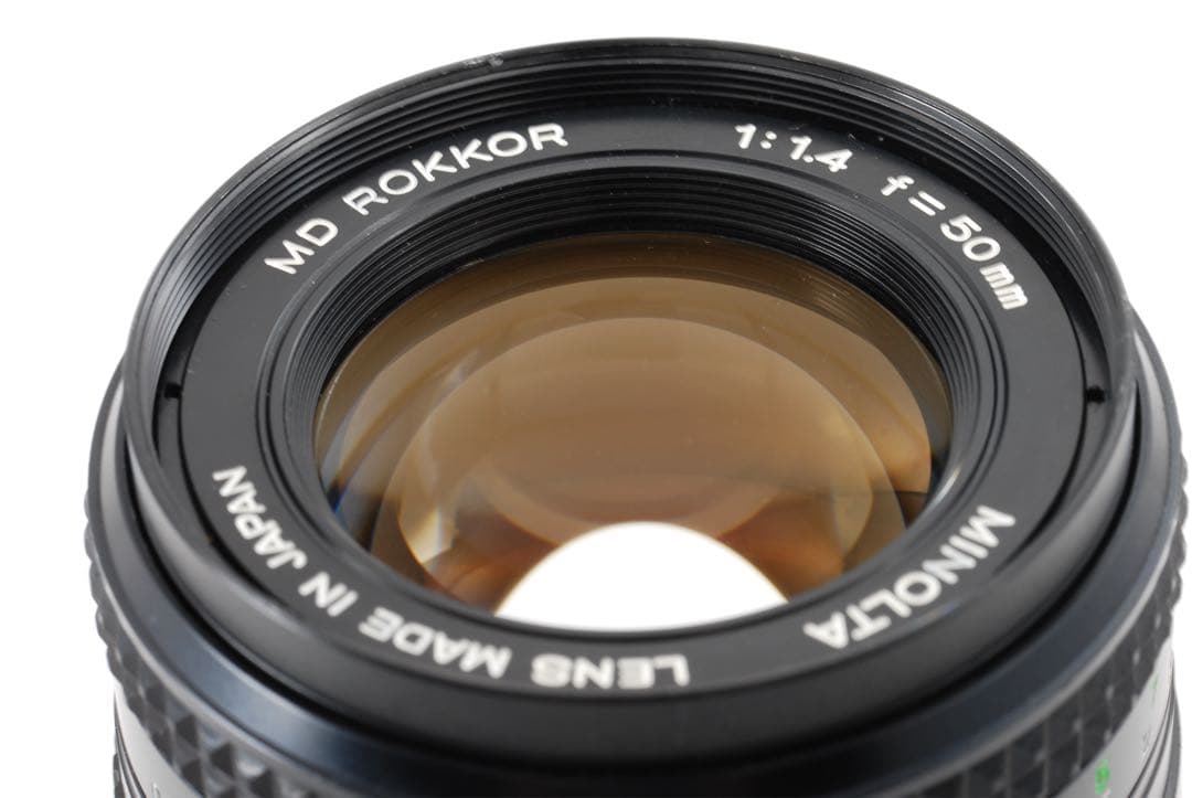 【整備済】MINOLTA MD ROKKOR 50mm f1.4 後玉微細跡あり