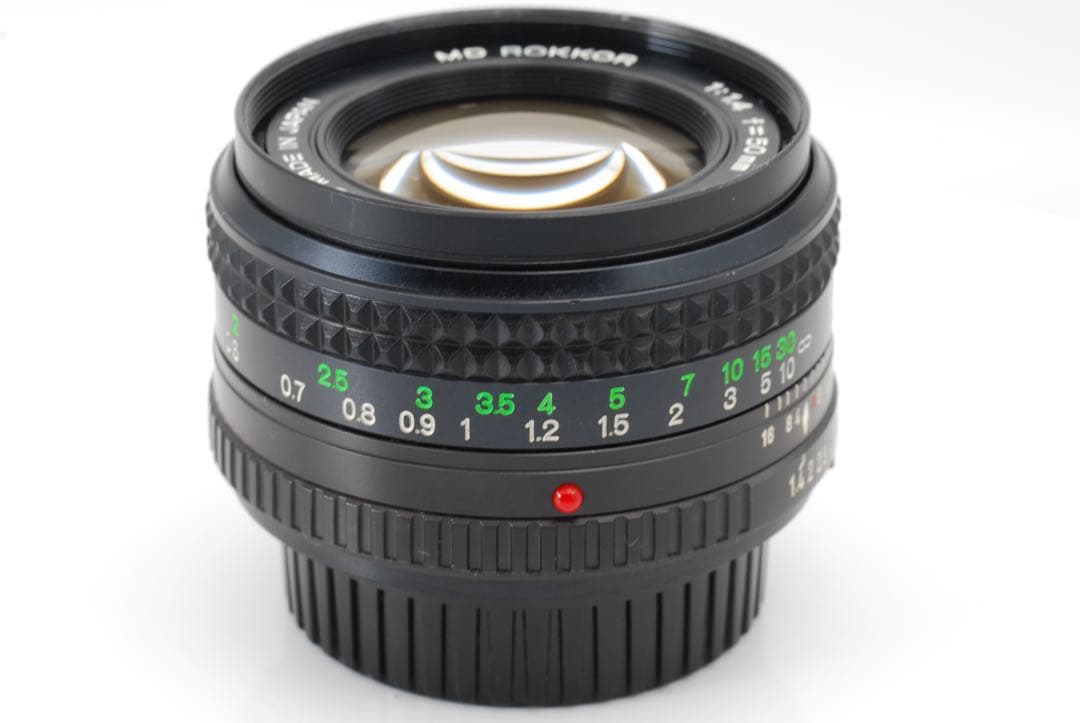 【整備済】MINOLTA MD ROKKOR 50mm f1.4 後玉微細跡あり