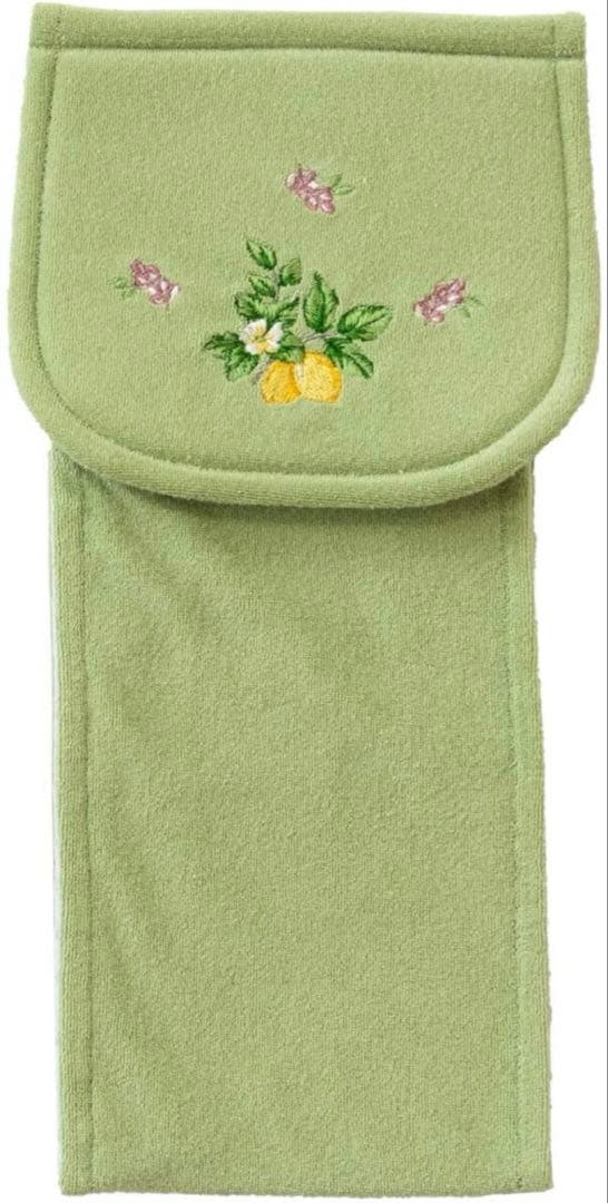 トイレマット ４点セット グリーン 日本製 花柄 普通サイズマット 北欧