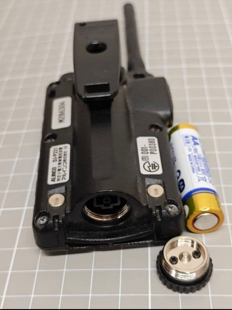 2台】特小無線機 単3電池1本動作 ALINCO DJ-P221 トランシーバー