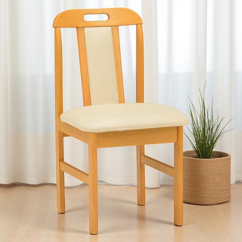 送料無料【新品】合皮張り ダイニングチェア 4脚セット