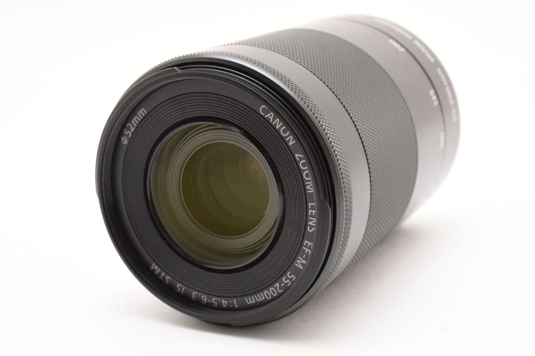 美品 Canon EF-M 55-200mm IS STM ズームレンズ