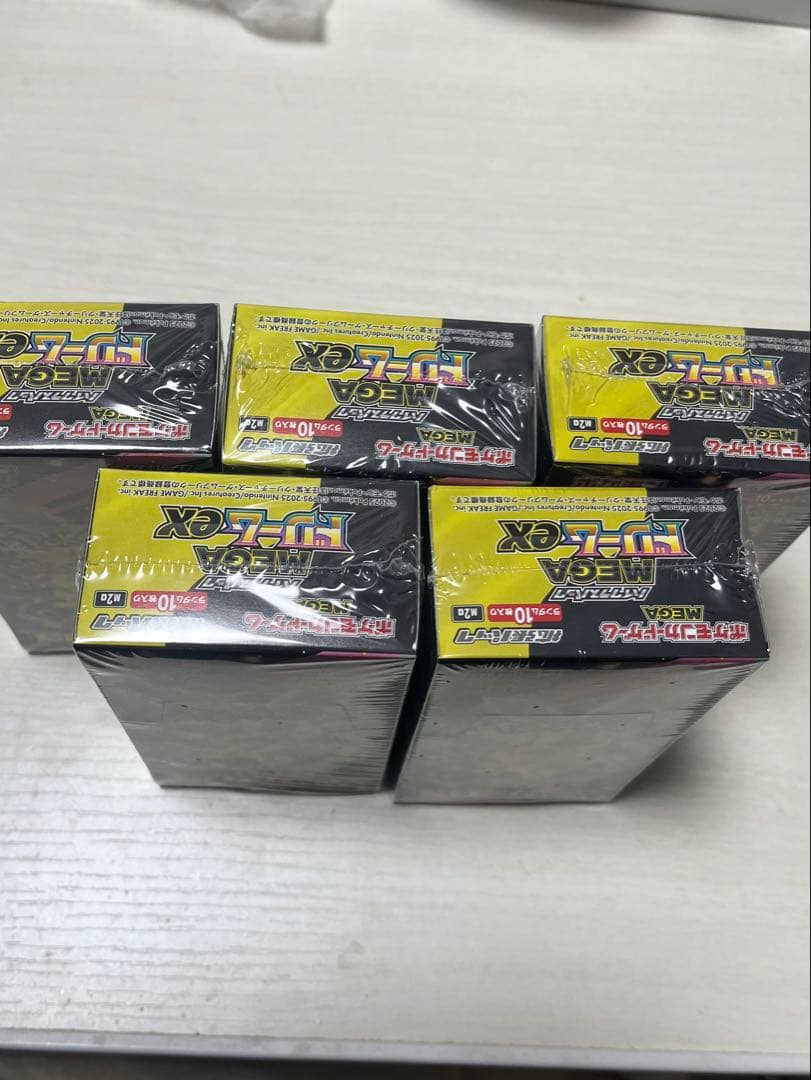 ポケモンカード　メガドリームex 5BOX シュリンク付き　新品未開封