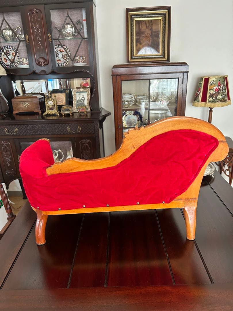 アンティークドール用ソファ