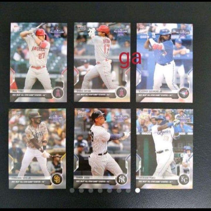 大谷翔平 MLB Topps 貴重公式ロゴ入り オールスターゲームセット 18枚