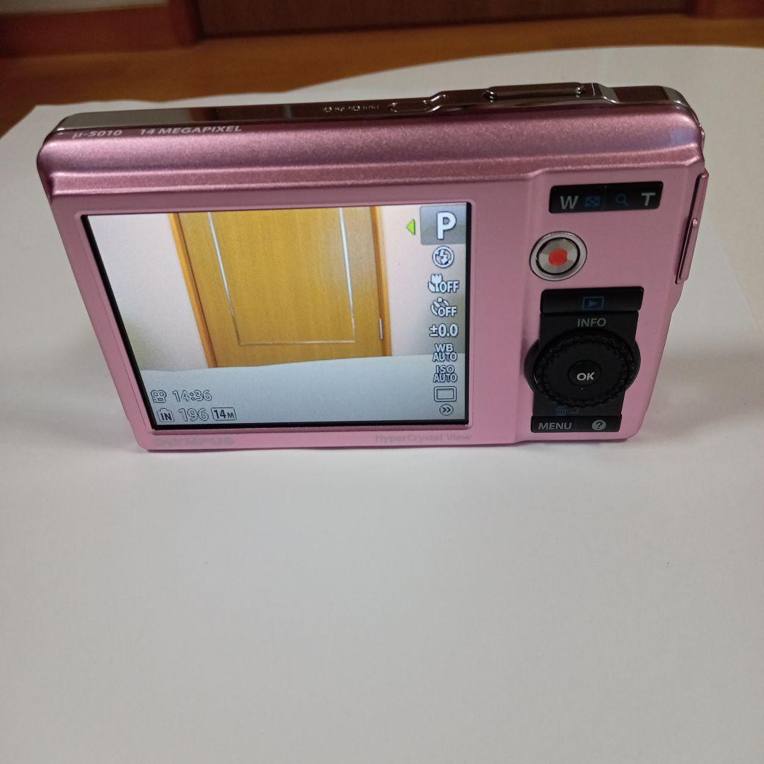 Olympus μ-5010 ピンク 14メガピクセル