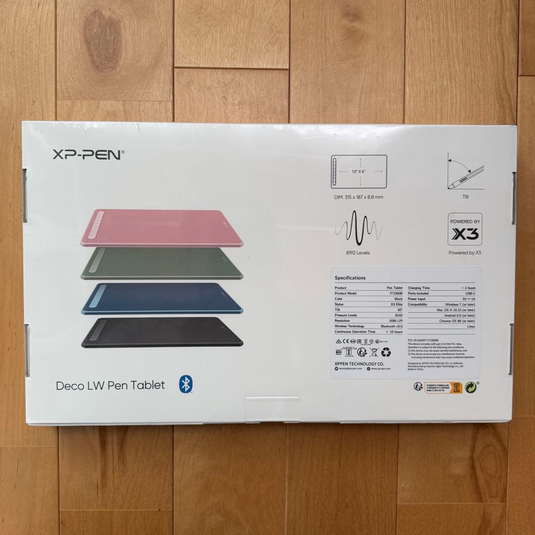 未使用 XP-PEN Deco LW Pen Tablet ペンタブ 板タブ 黒