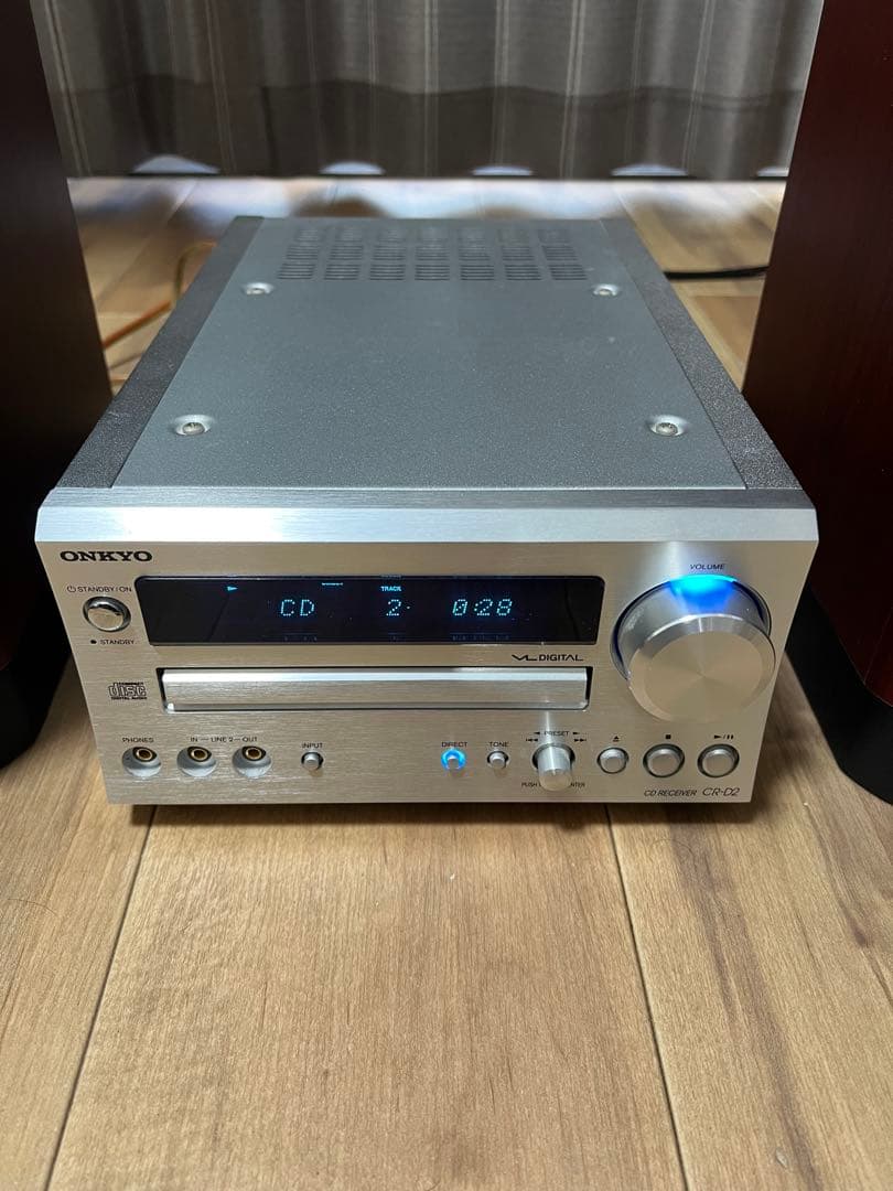 ONKYO CR-D2 コンポ デジタルスピーカー D-D2E セット