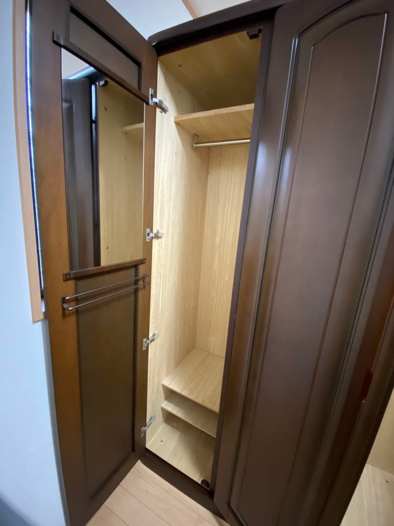 ブラウン クローゼット 婚礼家具＊たのメル便