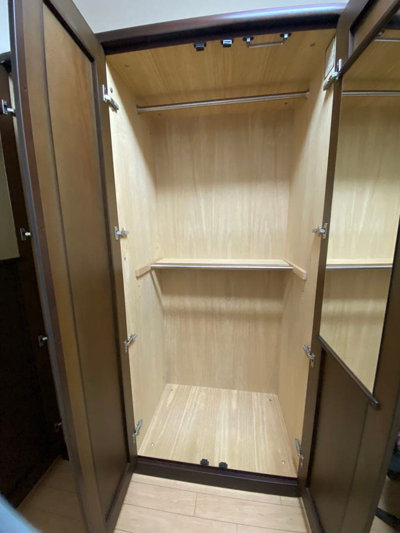 ブラウン クローゼット 婚礼家具＊たのメル便