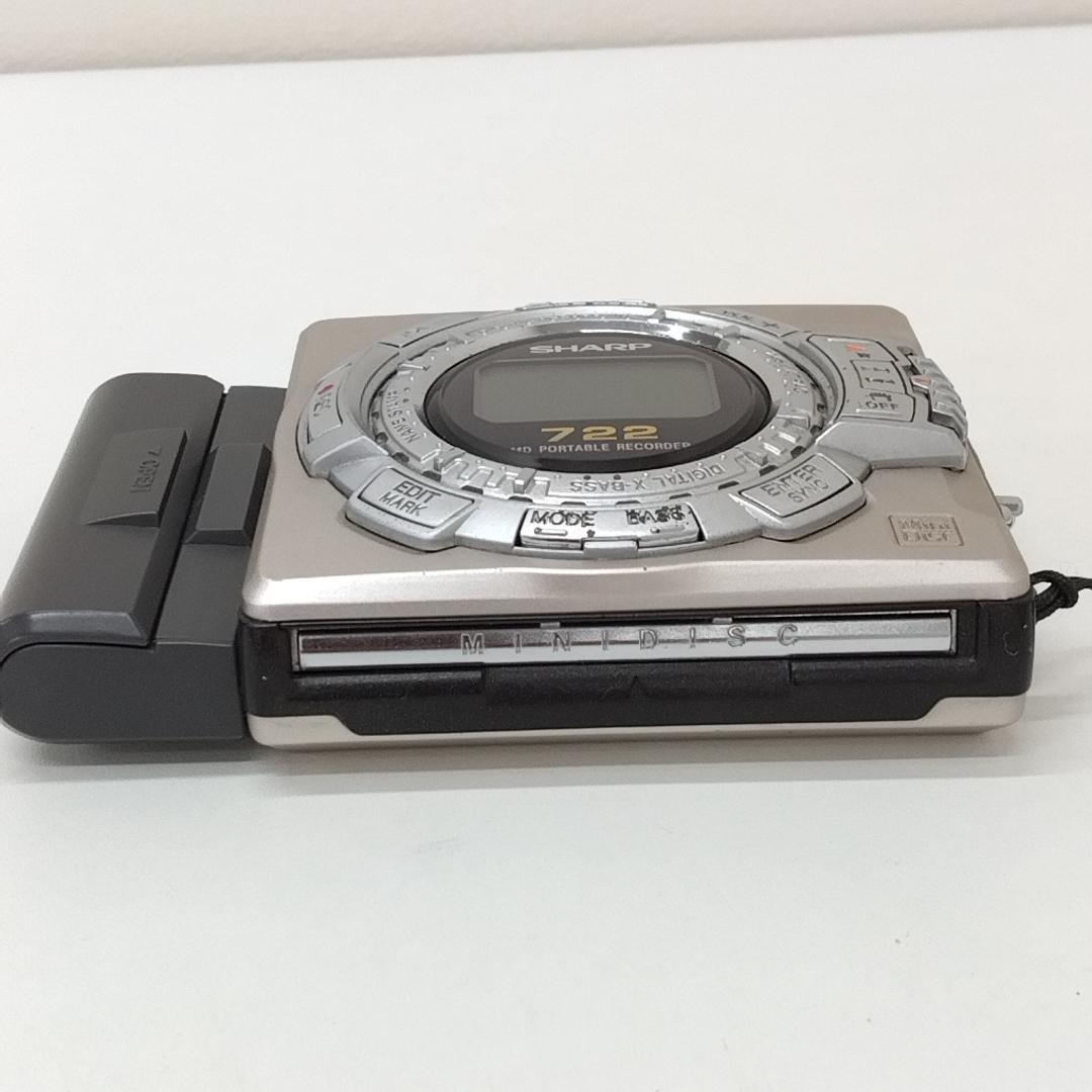 若《HHMGZ》シャープ　MDポータブルレコーダー　MD-MS722　ジャンク