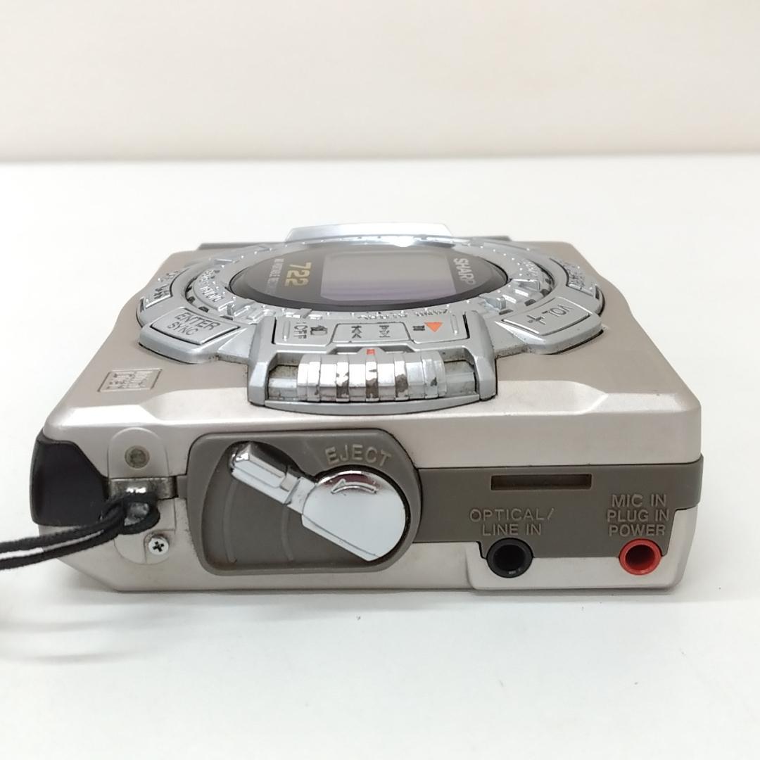 若《HHMGZ》シャープ　MDポータブルレコーダー　MD-MS722　ジャンク