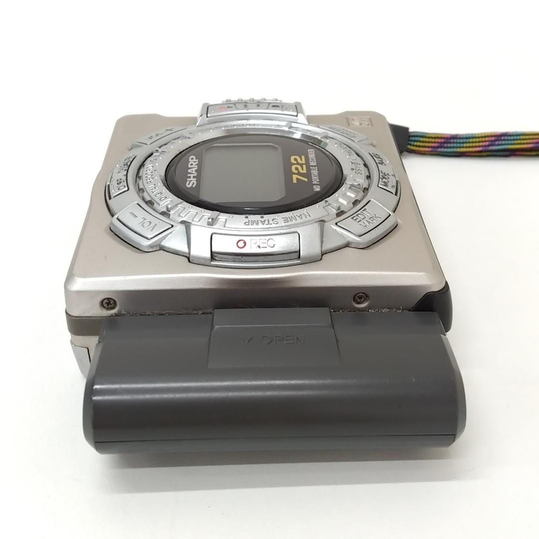 若《HHMGZ》シャープ　MDポータブルレコーダー　MD-MS722　ジャンク