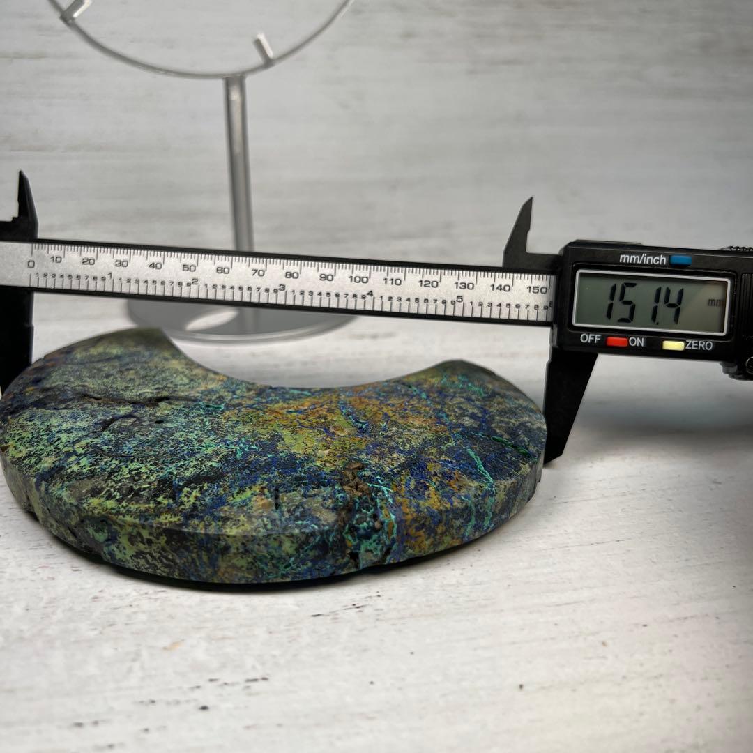 天然石　月　フェニックスストーン　台座付き